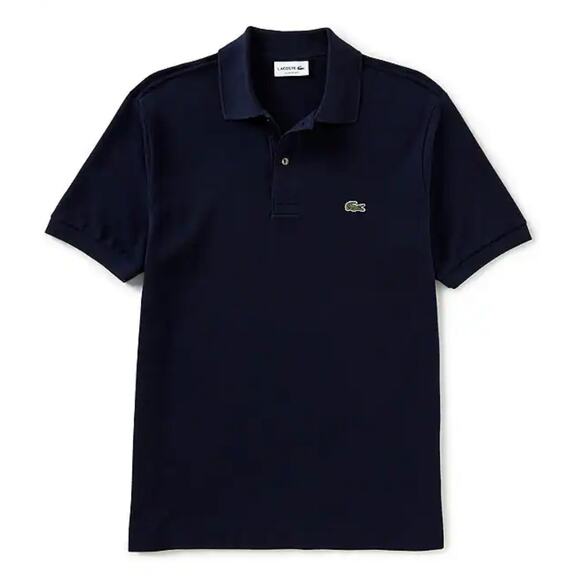 Men's Lacoste Short Sleeve Polo Shirt In Navy 4XL, Regular Fit - Picture 1 of 6